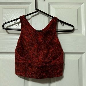 Lululemon wunder train long line bra size 6 euc